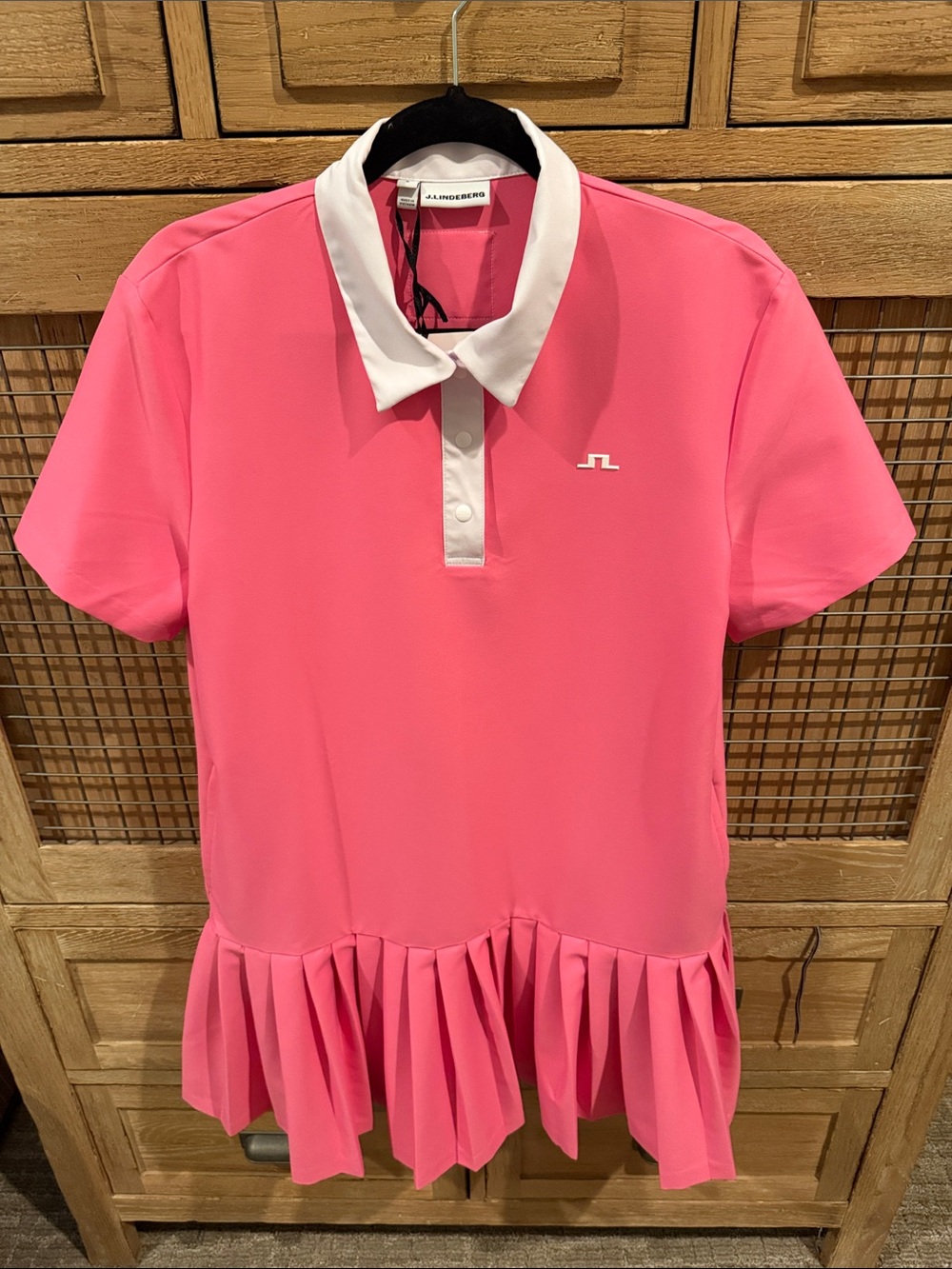 J.Lindeberg Pink 30 year anniversary Dress with White Collar